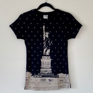 Stüssy • Short Sleeve Graphic Tee • Black/White